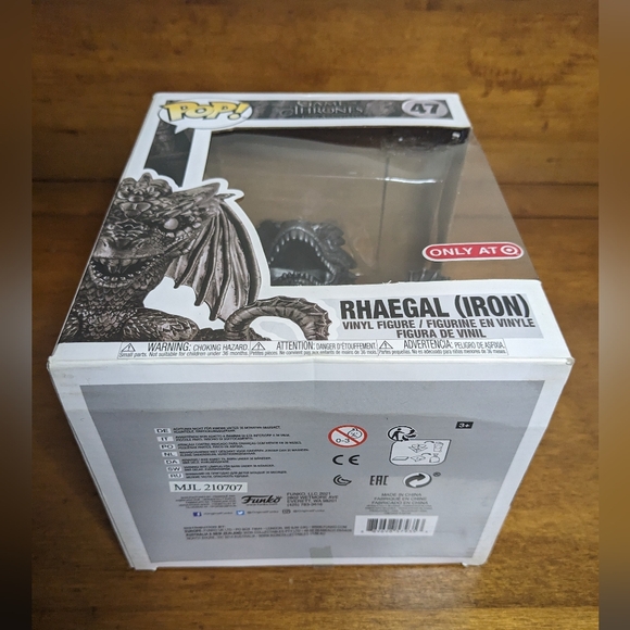 Funko Pop! Vinyl Super 6": Game of Thrones Rhaegal New/Damaged Box - Picture 9 of 9